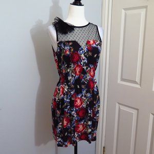 Gorgeous Floral Black Costa Blanca Party Dress
